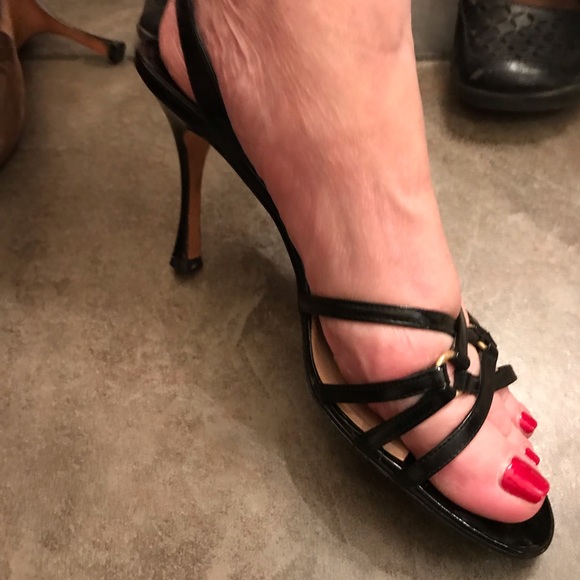 Manolo Blahnik black strappy sandles - Picture 5 of 6